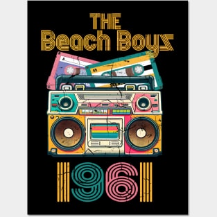 The Beach Boys – 1961 birthday funny for men women kids Posters and Art